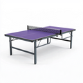 Table de tennis de table 274 x 152.5 x 76 cm acier violet pour intérieur pliable